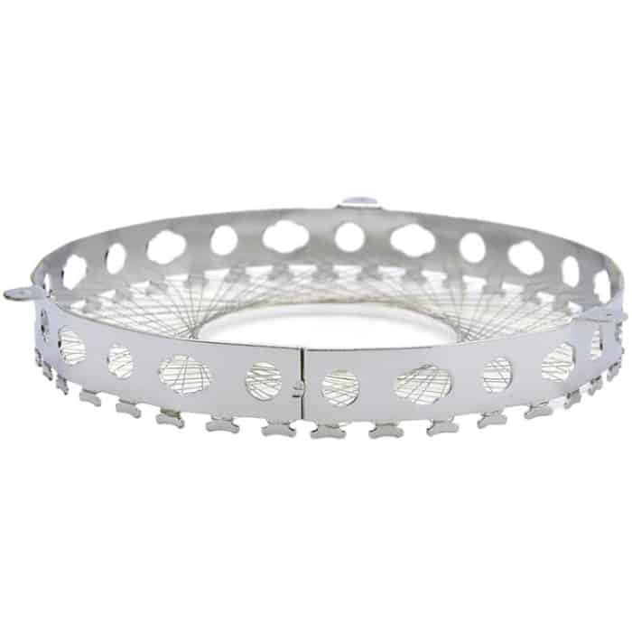 2 PCS Edelstahl-Gaskreis für Gaskocher Feuerfestes winddichtes Gas Energiesparhaube Küchenzubehör – Bild 3