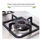 2 PCS Edelstahl-Gaskreis für Gaskocher Feuerfestes winddichtes Gas Energiesparhaube Küchenzubehör – Bild 6