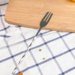 2 PCS Edelstahl Langgriff Gabel Löffel Cocktail Eisrührer Doppelkopf Weinmischstab – Bild 2