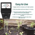 2 in 1 Boden PH Meter Fruchtbarkeitstester Instrument Gartengeräte mit 3 Sonden – Bild 4