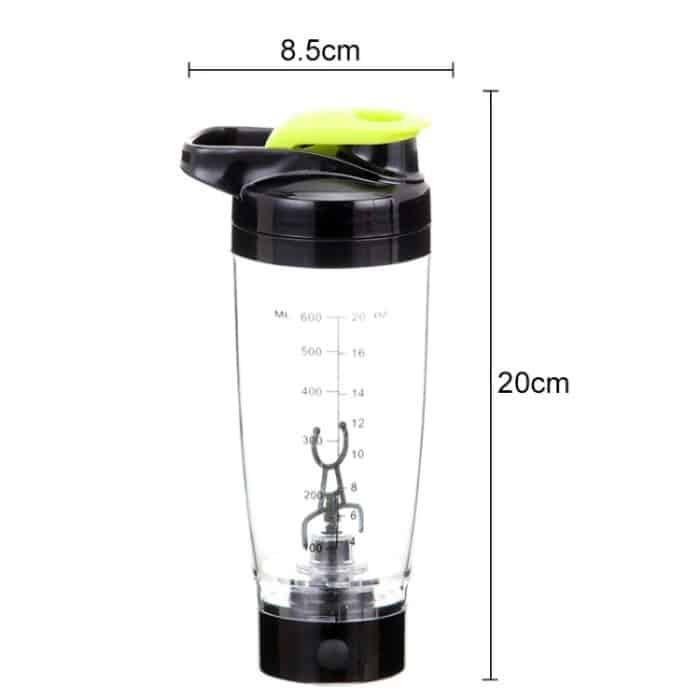600 ML Mixer Wasserflasche Tragbare Elektrische Protein Automatische Kreative Kaffee Milch Tasse – Bild 2