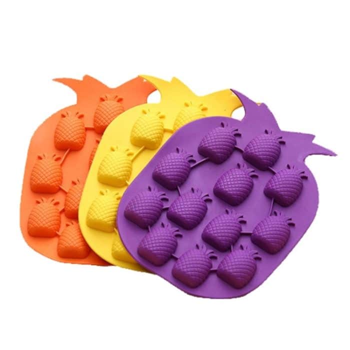 5 PCS Ananas Creative Silicone Ice Tray Eismaschine Eismaschine, zufällige Farblieferung – Bild 2