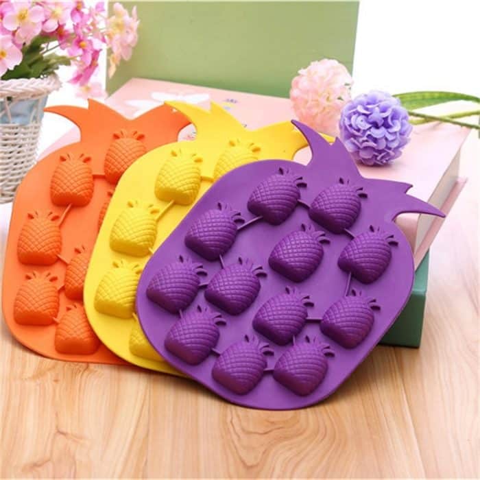 5 PCS Ananas Creative Silicone Ice Tray Eismaschine Eismaschine, zufällige Farblieferung – Bild 8