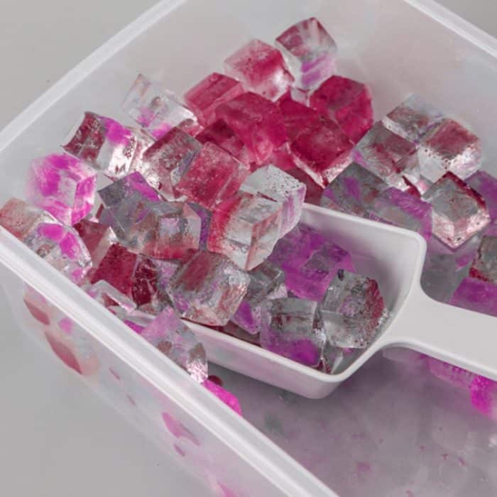 Kreative 33-Gitter-DIY-Eiswürfelbox aus Kunststoff, selbstgemachte Eiswürfelform mit Deckel und Schaufel, 33 Grid(Blue), 33 Grid(Green), 33 Grid(Pink) – Bild 4