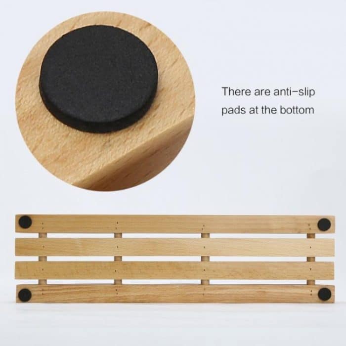 Massivholz-Schubladen-Messerhalter, Küchenbedarf, horizontaler Holz-Messerhalter, Werkzeug-Aufbewahrungsregal, Beech Knife Holder – Bild 6