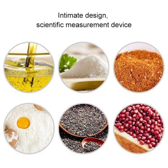 Küchenwerkzeug, Kunststoff-Messlöffel, verstellbares Backwerkzeug, Messlöffel, 1 Large 1 Small Set, 4 PCS Small, 3 PCS Large – Bild 9