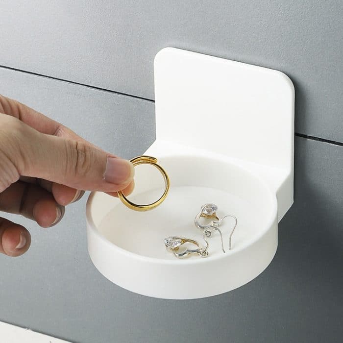 4 Stück Badezimmer-Wandregale, Aufbewahrungsregal für Toilettenartikel, Wall-mounted Rack – Bild 1