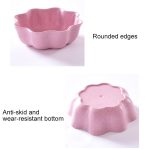 5 Stück kreative Pflaumenform, Weizenstroh, Gewürzschale, Snackteller, Chilisauce, Ketchup, Dressing, Salzschale, Größe: 7 x 7 x 2,5 cm – Bild 4