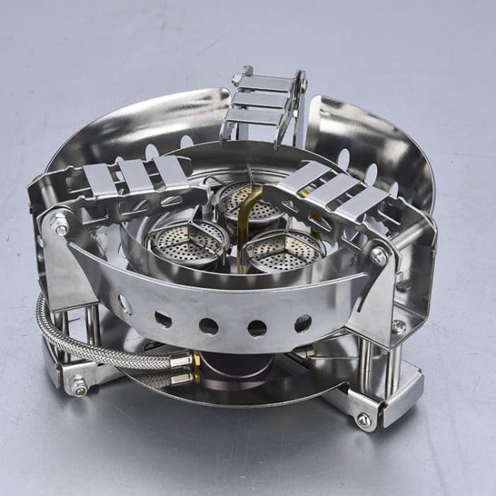 Outdoor Camping Winddichter Herd Tragbarer Gasherd Split Mini Herd Kochgeschirr – Bild 4