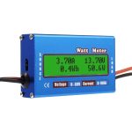 Flugzeugmodell 0-100A 0-60V Dauerstrom 50A Hochpräzises Wattmeter