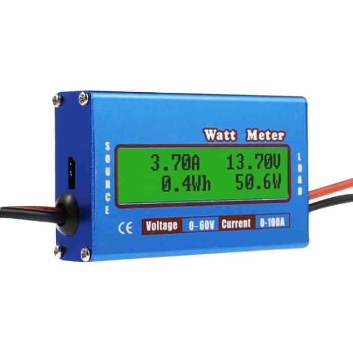 TBD01879694.jpg Flugzeugmodell 0-100A 0-60V Dauerstrom 50A Hochpräzises Wattmeter – Bild 1