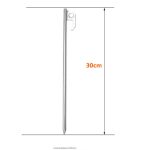 Outdoor Robust 30cm Edelstahl Camping Markisenzelt Stakes Pegs für Camping Travel Tent Accessor – Bild 4