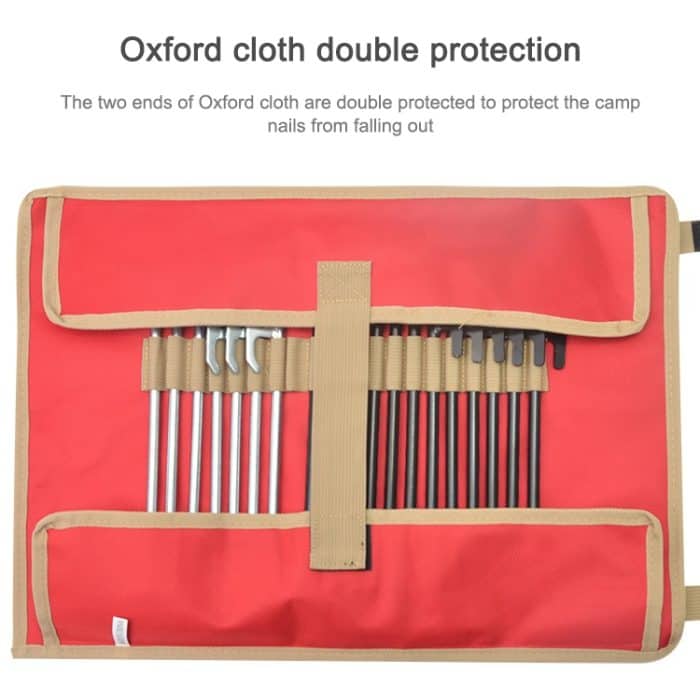 Outdoor-Camp-Nagel-Aufbewahrungstasche, tragbar, einfach, tragbar, Werkzeugset, Zelt, Nagel-Aufbewahrungstasche – Bild 4