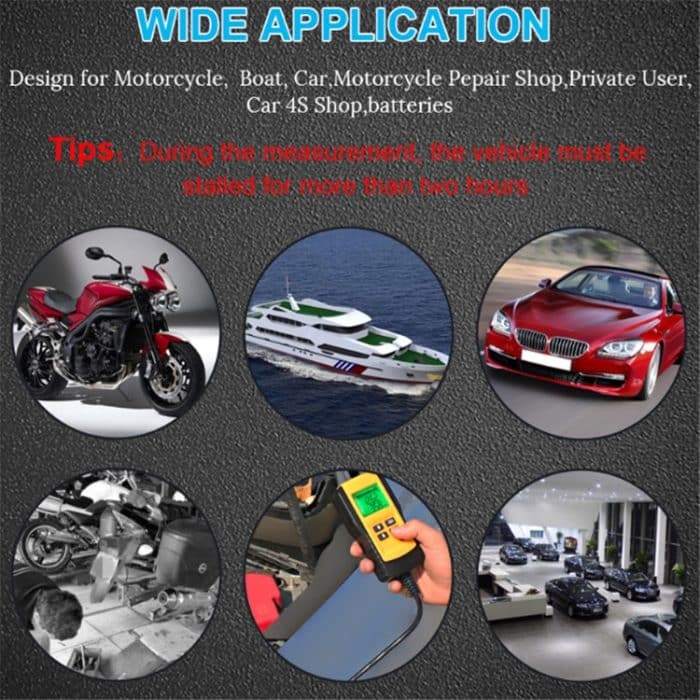 AE300 Car 12V Digital Batterietester-Analysegerät – Bild 8