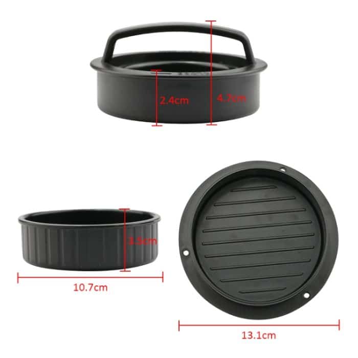 Hamburger-Fleischpresse, Patty-Maker-Form, Schnitzel – Bild 4