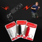 2 PCS 120dB Selbstverteidigungsgerät gegen Vergewaltigung Zwei Lautsprecher Lauter Alarm Sicherheit Persönliche Sicherheit Schlüsselbund, zufällige Farblieferung – Bild 7