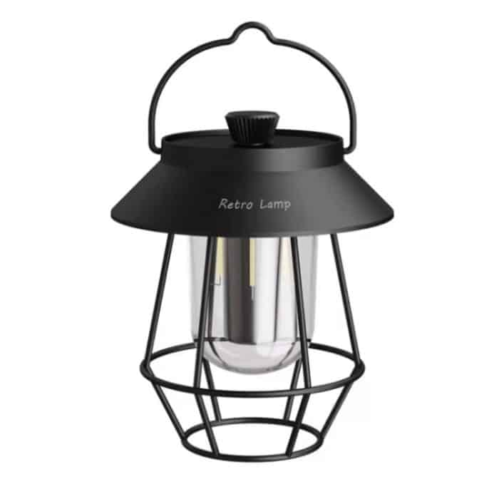 Hängende Camping-Lichter für den Außenbereich, Zeltbeleuchtung, Atmosphärenlichter, Handle Black, Handle White – Bild 1