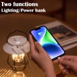 Hängende Camping-Lichter für den Außenbereich, Zeltbeleuchtung, Atmosphärenlichter, Handle Black, Handle White – Bild 5