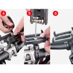 GUB Fahrrad Aluminiumlegierung Handyhalterung Navigationshalterung Motorrad Handyhalterung – Bild 10