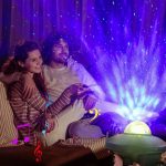LED-Wasserwellen-Laser-Sternenhimmel-Projektor-Licht, USB-Fernbedienung, Bluetooth, Sprachsteuerung, Laserlicht, rotierendes magisches Kugellicht – Bild 6