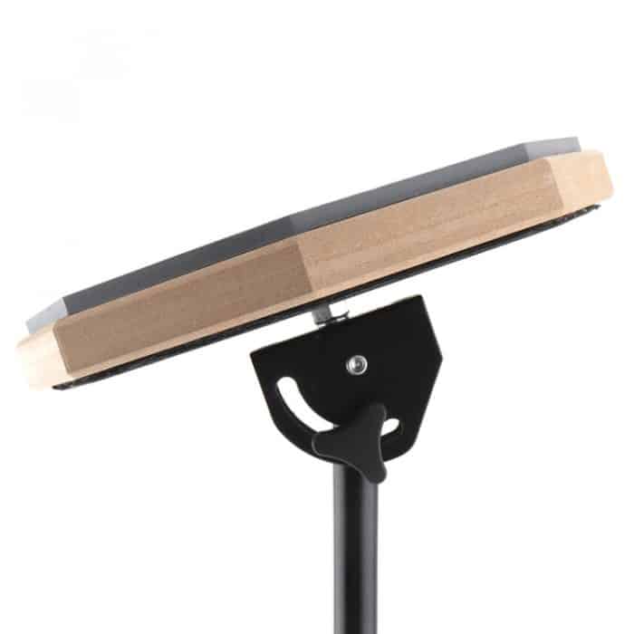 8-Zoll-Gummi-Holz-Dumb-Drum-Übungs-Trainings-Drum-Pad mit Ständer, Wooden Dumb Drum – Bild 5