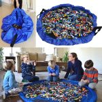 Tragbare Kinderspielzeug-Aufbewahrungstasche, modische praktische Tasche mit Kordelzug, 150cm, 100cm, 45cm – Bild 4