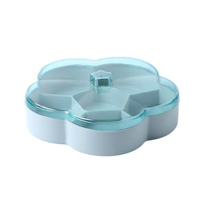 Blumenförmige transparente Aufbewahrungsbox für Hochzeitssüßigkeiten, Snacks und Trockenfrüchte, Single Layer, Double Layer