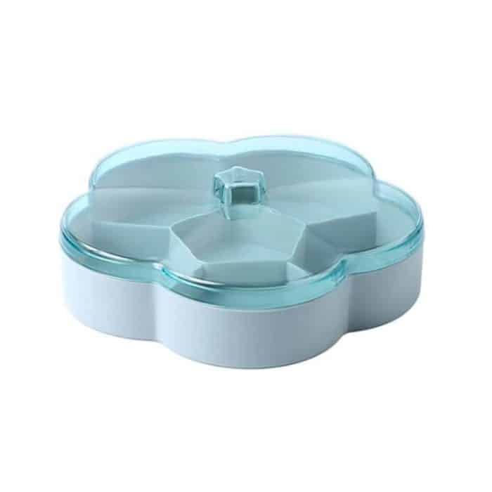 Blumenförmige transparente Aufbewahrungsbox für Hochzeitssüßigkeiten, Snacks und Trockenfrüchte, Single Layer, Double Layer – Bild 1