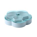 Blumenförmige transparente Aufbewahrungsbox für Hochzeitssüßigkeiten, Snacks und Trockenfrüchte, Single Layer, Double Layer – Bild 2