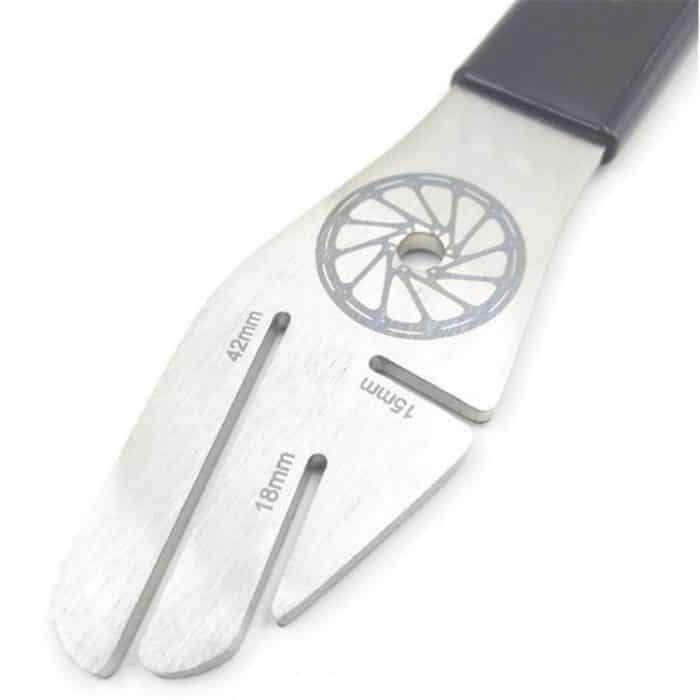 Bikeray BT039B Fahrradscheibe Bremsscheibe Reparaturwerkzeug Anti-Rubbing Disc Lücke Einstellung Verformung Korrekturschlüssel – Bild 4