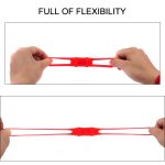 5 PCS Silikon Strap Mountain Rennrad Taschenlampe Telefon Taschenlampe Elastische Bandage Fahrrad Licht Halterung – Bild 3