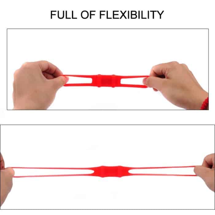 5 PCS Silikon Strap Mountain Rennrad Taschenlampe Telefon Taschenlampe Elastische Bandage Fahrrad Licht Halterung – Bild 3