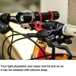 5 PCS Silikon Strap Mountain Rennrad Taschenlampe Telefon Taschenlampe Elastische Bandage Fahrrad Licht Halterung – Bild 5