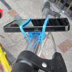 5 PCS Silikon Strap Mountain Rennrad Taschenlampe Telefon Taschenlampe Elastische Bandage Fahrrad Licht Halterung – Bild 6