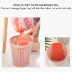 Abnehmbarer Kunststoff-Mülleimer für den Haushalt, integrierte Müllbeutelbox – Bild 4