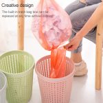 Abnehmbarer Kunststoff-Mülleimer für den Haushalt, integrierte Müllbeutelbox – Bild 8