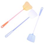 Haushaltskunststoff-Fliegenklatsche mit langem Griff, Mückenklatsche, zufällige Farblieferung – Bild 3