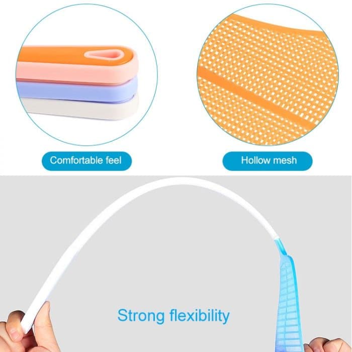 Haushaltskunststoff-Fliegenklatsche mit langem Griff, Mückenklatsche, zufällige Farblieferung – Bild 5