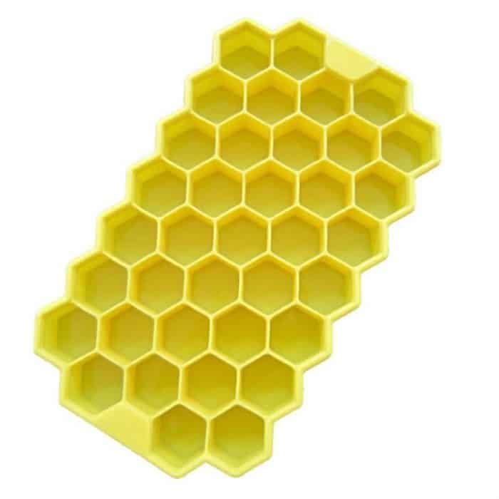 2 Stück 37 Gitter Eiswürfel Wabenform Eismaschine Form DIY Form Eis am Stiel Formen Joghurt Eisbox Kühlschrank Leckereien Gefrierschrank – Bild 1