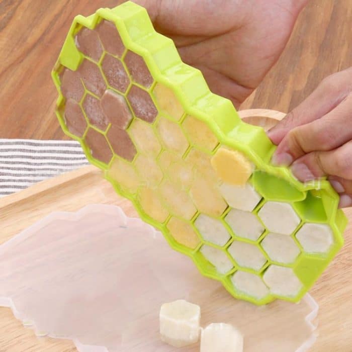 2 Stück 37 Gitter Eiswürfel Wabenform Eismaschine Form DIY Form Eis am Stiel Formen Joghurt Eisbox Kühlschrank Leckereien Gefrierschrank – Bild 4