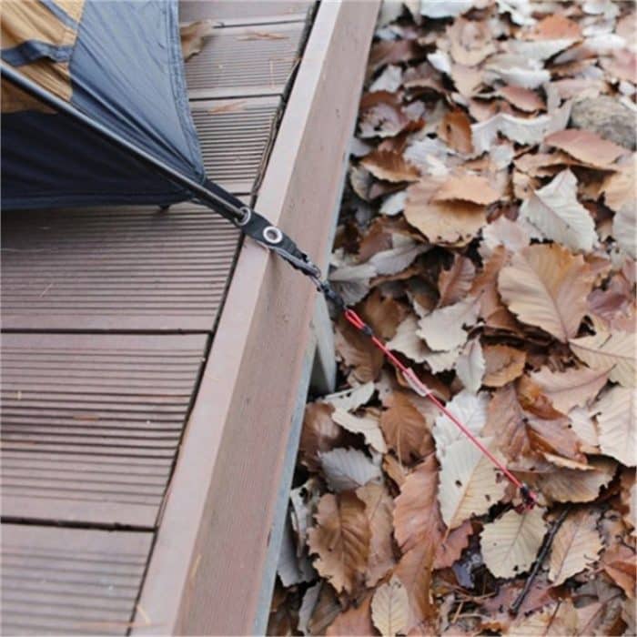 3 PCS Outdoor Camping Zelt Elastische Seilschnalle Hochelastische Festgurte Campingzubehör, zufällige Farblieferung – Bild 4