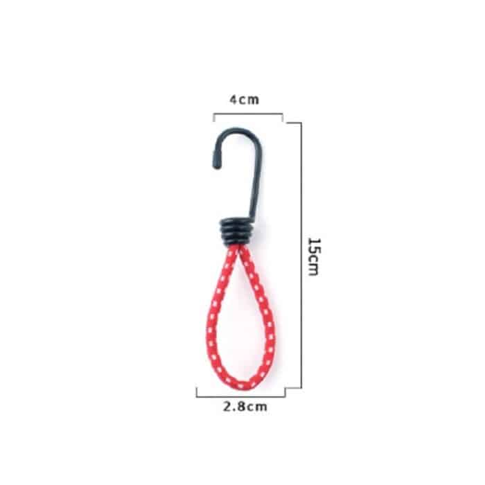 3 PCS Outdoor Camping Zelt Elastische Seilschnalle Hochelastische Festgurte Campingzubehör, zufällige Farblieferung – Bild 7