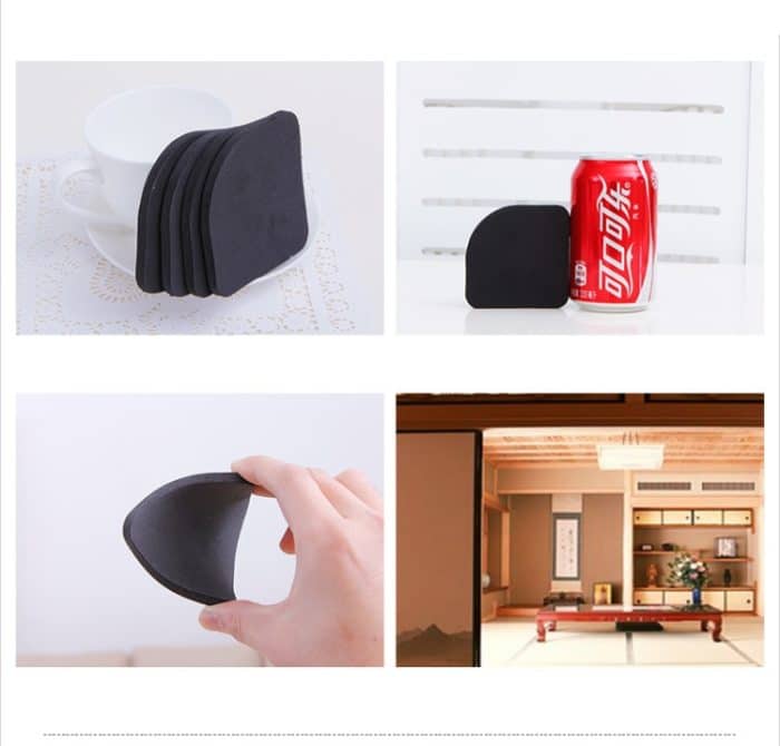 4PCS / Set Waschmaschine Kühlschrank Stoßfest Erdbeben Erdbeben Pad Maschinenmatte – Bild 6