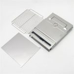 Tragbarer Edelstahl-Klappgrillofen Holzkohlegrillgrill Outdoor-Camping-Holzofen – Bild 2