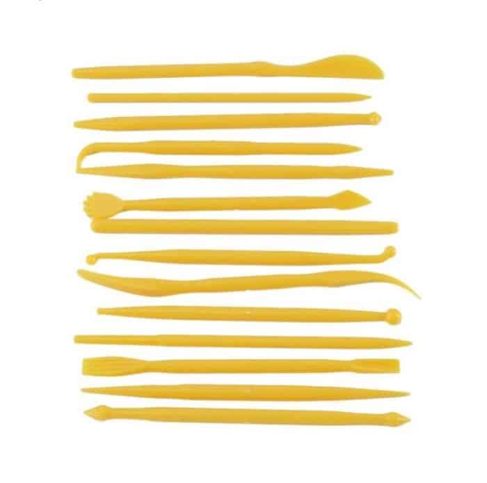 28 PCS Mini Fondant Styling Gravur Gruppe Werkzeuge Kuchen Gravur Stift, 28 PCS Yellow, 28 PCS Rose Red, 28 PCS Pink – Bild 1