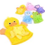 Cartoon Kinder doppelseitiges Badetuch verdickte Badehandschuhe – Bild 3