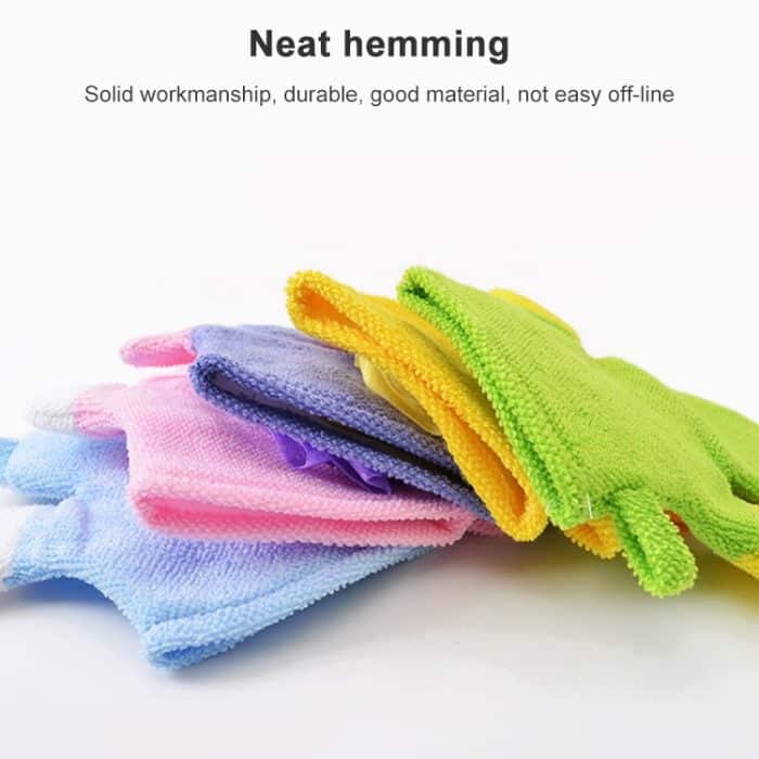 Cartoon Kinder doppelseitiges Badetuch verdickte Badehandschuhe – Bild 7