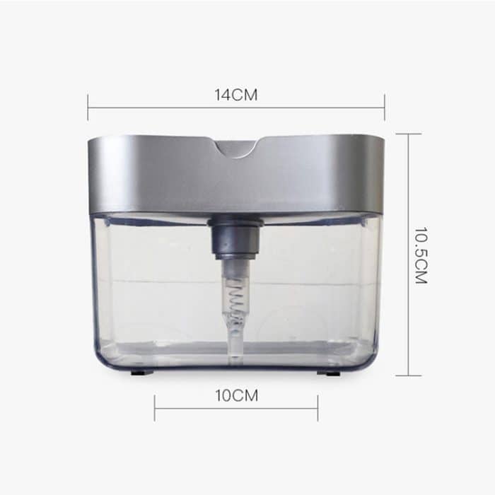 Drücken Sie Seifenspender, Küchenwaschmittel, Waschpresse, Gray, Silver – Bild 3