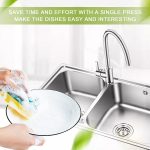 Drücken Sie Seifenspender, Küchenwaschmittel, Waschpresse, Gray, Silver – Bild 5