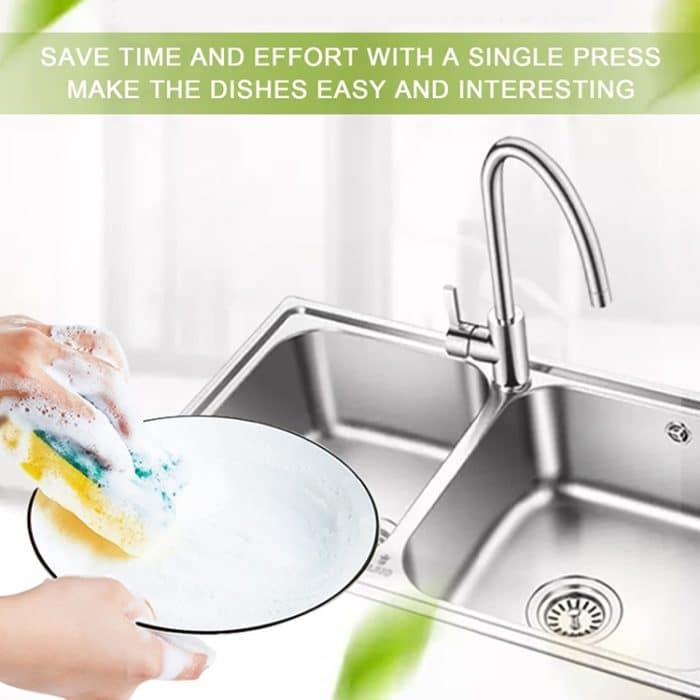 Drücken Sie Seifenspender, Küchenwaschmittel, Waschpresse, Gray, Silver – Bild 5